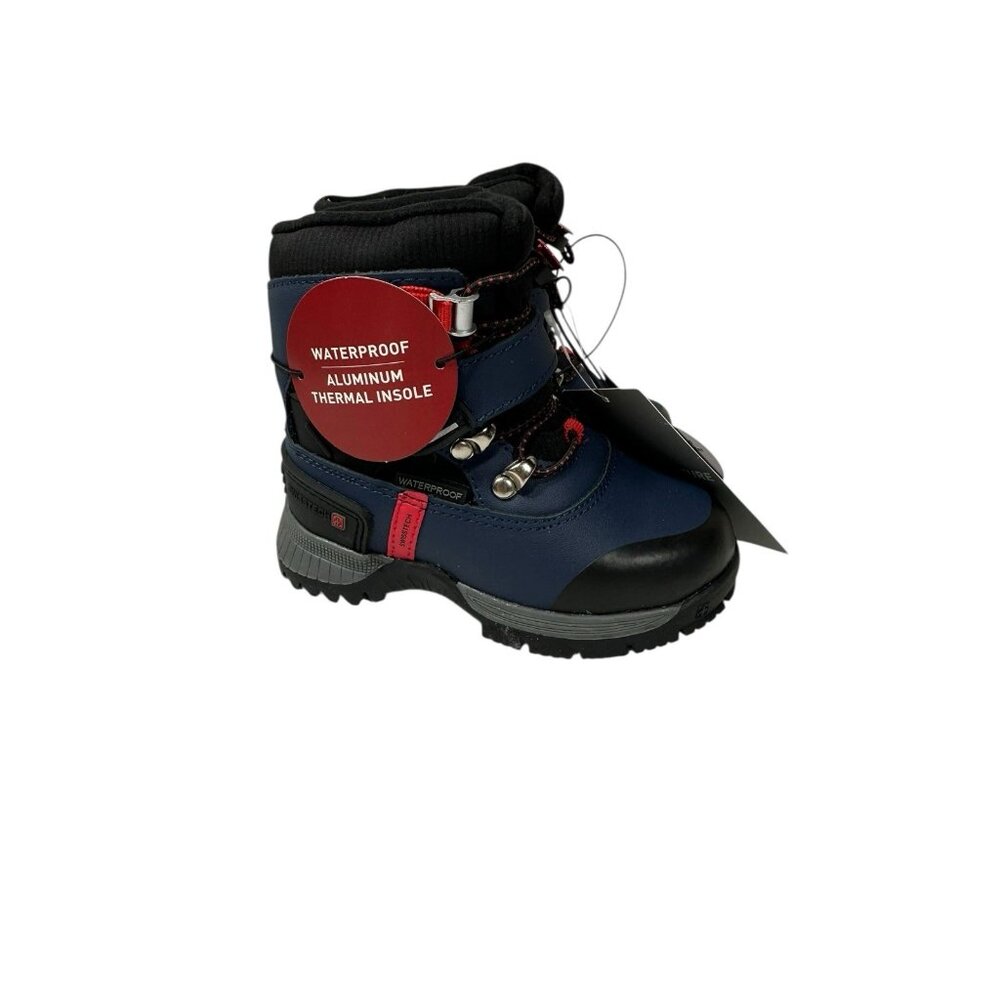 3M thinsulate toddler leather memory foam winter snow boots size 7‎